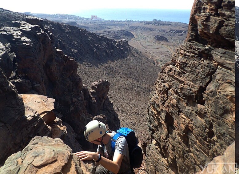 Picture 9 for Activity Gran Canaria: Cliff Climbing Via Ferrata Trip by Maspalomas