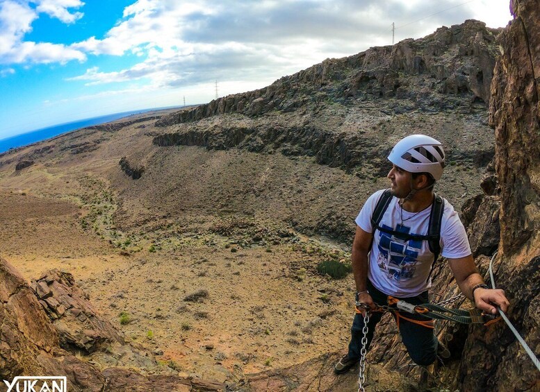 Picture 10 for Activity Gran Canaria: Cliff Climbing Via Ferrata Trip by Maspalomas