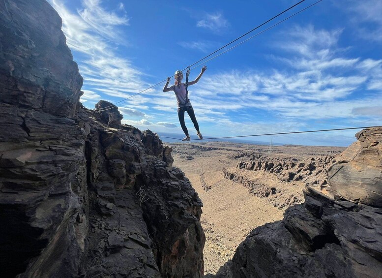 Picture 8 for Activity Gran Canaria: Cliff Climbing Via Ferrata Trip by Maspalomas