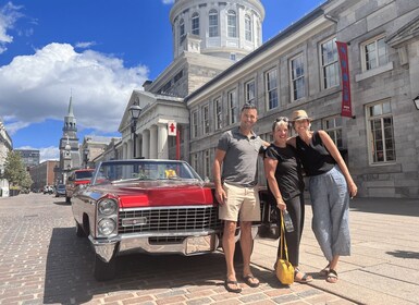 Montréal : Visite guidée en Cadillac décapotable vintage