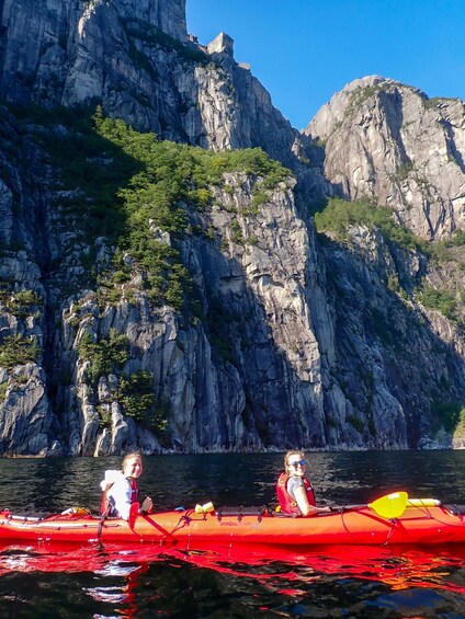 Picture 5 for Activity Stavanger: Lysefjord Kayaking Trip with Gear & Snacks