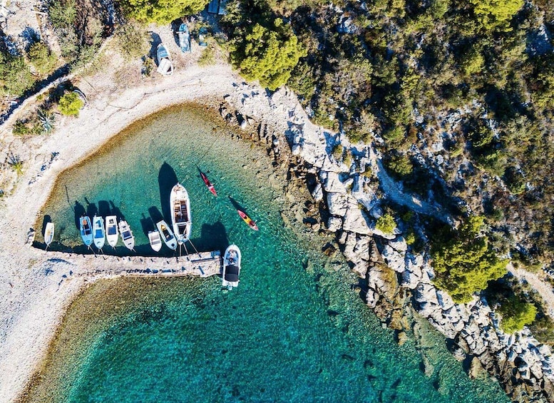 Picture 12 for Activity Trogir: Blue Lagoon, Maslinica, and Solinska Bay Boat Tour