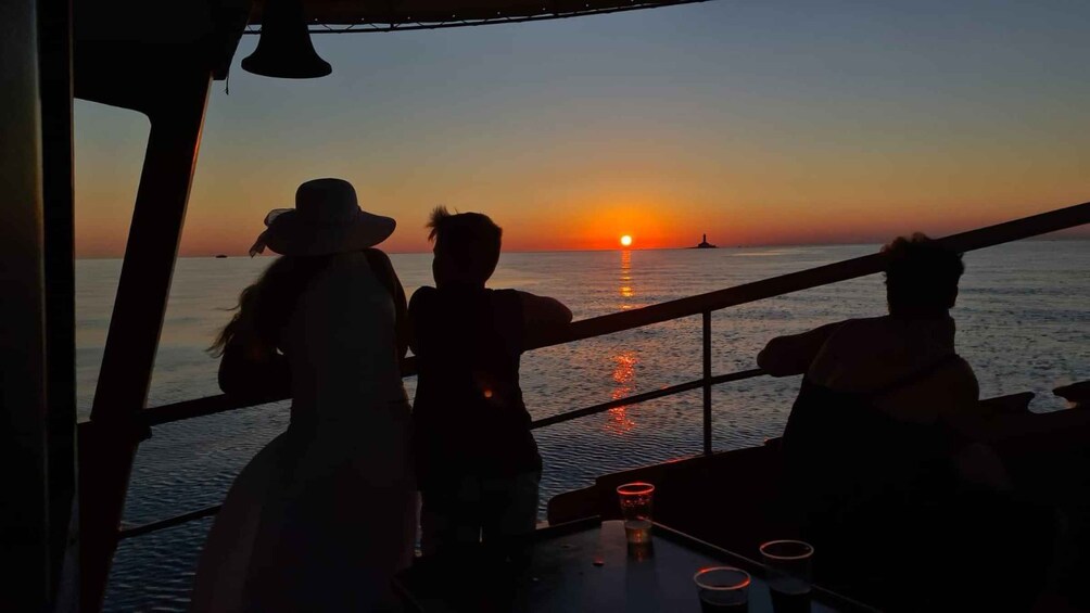 Picture 2 for Activity Kamenjak/Medulin: Sunset Dolphin Boat Tour with Dinner