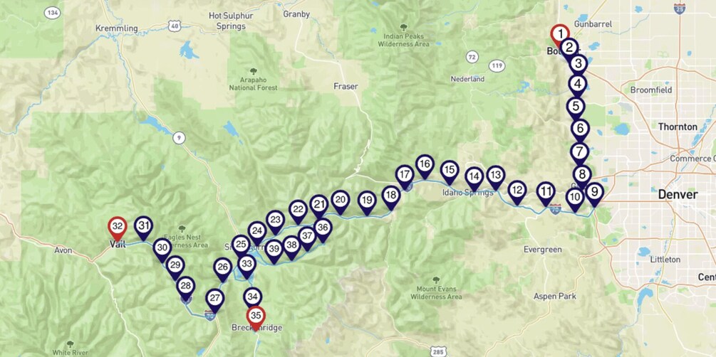 Picture 2 for Activity Boulder: Vail and Breckenridge Smartphone Audio Tour