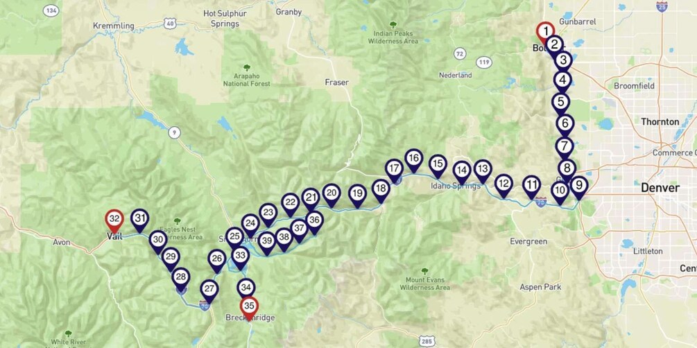 Picture 2 for Activity Boulder: Vail and Breckenridge Smartphone Audio Tour