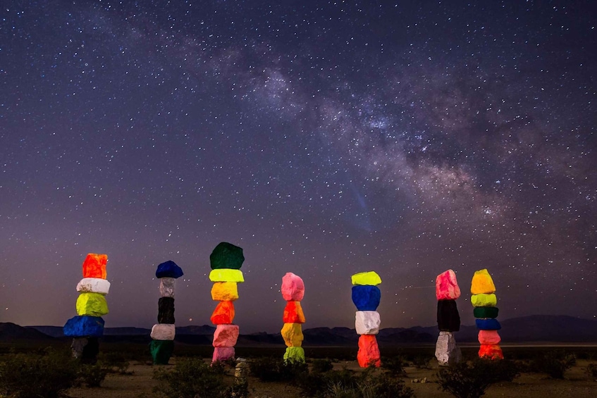 Picture 2 for Activity Las Vegas: Mojave Desert, 7 Magic Mountains, Vegas Sign Tour