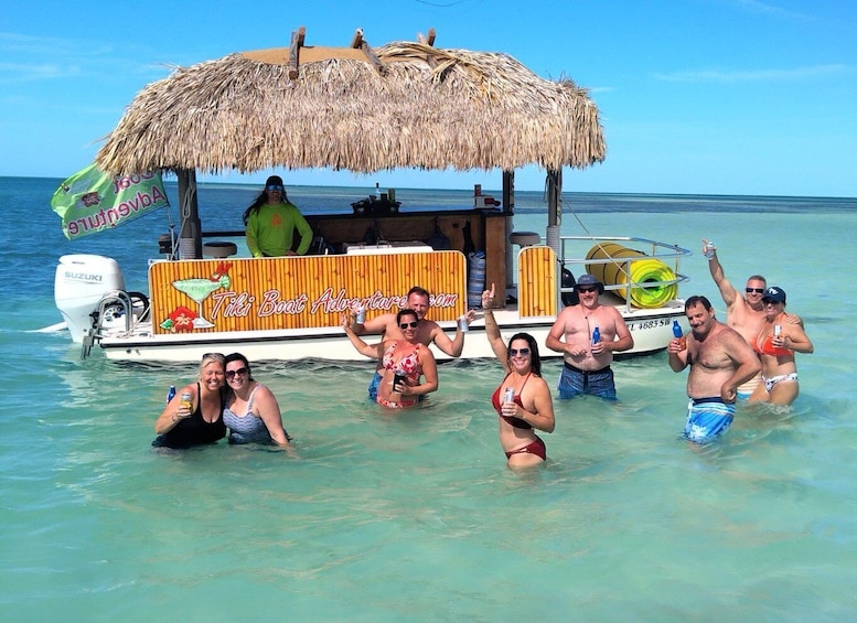 Picture 7 for Activity Key West: 4-Hour Private Sandbar Cruise on a Tiki Bar Boat