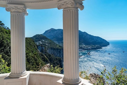 Sorrento: Capri, Anacapri & Villa San Michele Draagvleugelboot tour