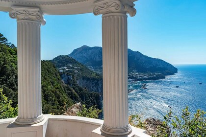 Sorrento: Capri, Anacapri y Villa San Michele Excursión en hidrodeslizador