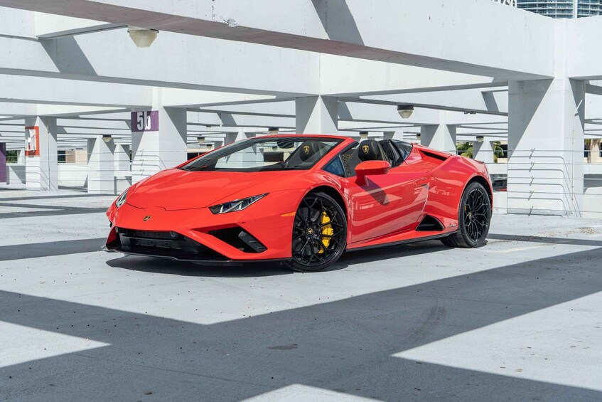 Picture 2 for Activity Miami: Lamborghini Huracan EVO Spyder Supercar Tour