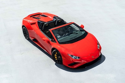 Miami: visite de la supercar Lamborghini Huracan EVO Spyder