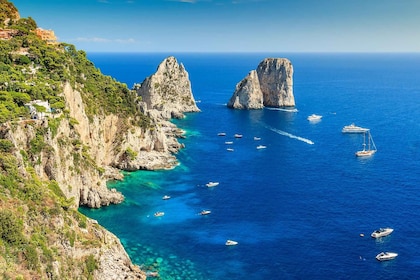 Från Amalfikusten: Capri och Anacapri heldagsutflykt med guide
