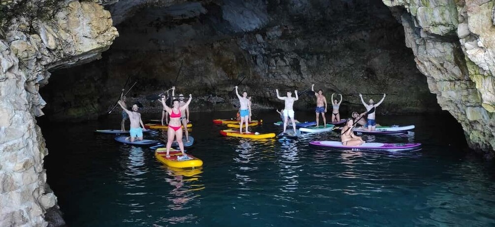 Picture 3 for Activity Polignano a Mare: Stand-Up Paddle Board Sea Cave Trip