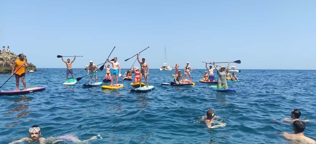 Picture 2 for Activity Polignano a Mare: Stand-Up Paddle Board Sea Cave Trip