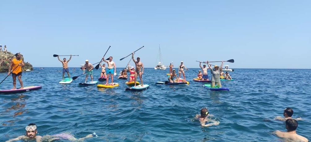 Picture 3 for Activity Polignano a Mare: Stand-Up Paddle Board Sea Cave Trip