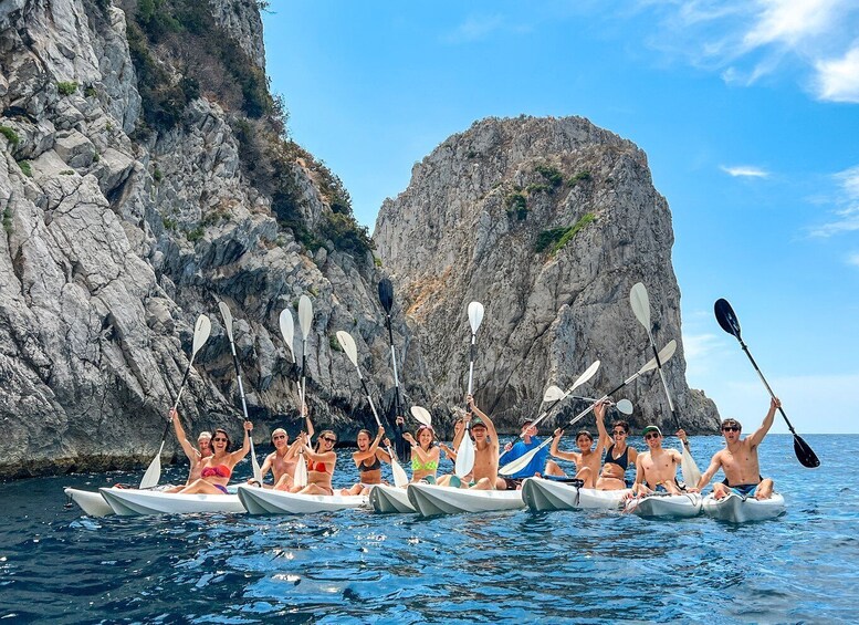 Capri: Caves and Beaches Kayaking Tour