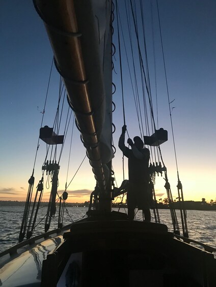 Picture 5 for Activity San Diego: Classic Yacht Sailing Experience