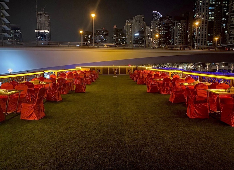 Picture 4 for Activity Dubai Marina: Dinner Cruise in a Traditional Boat