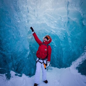 Reykjavík: Escursione all'iconico ghiacciaio, costa meridionale e cascate