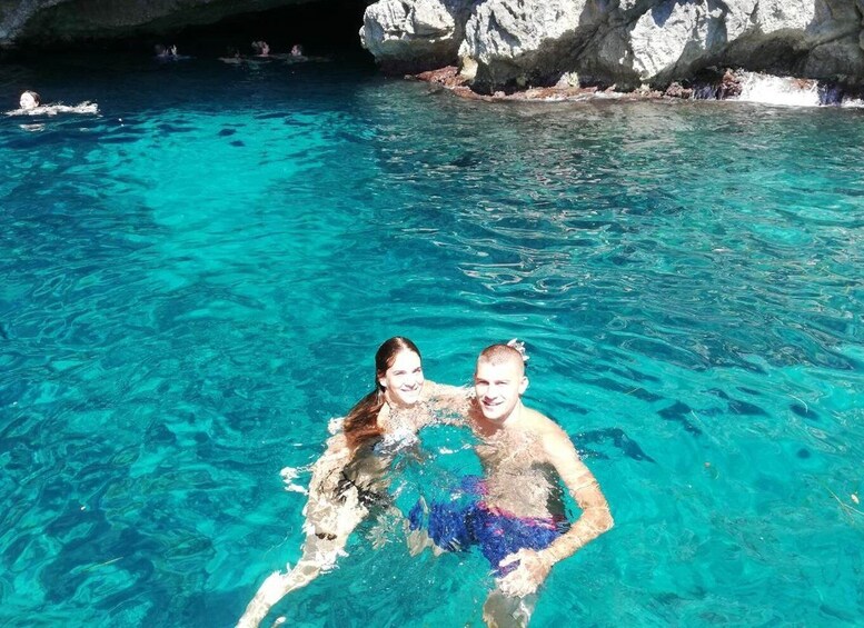 Picture 2 for Activity Kotor: Blue Cave, Žanjic Beach Speedboat Tour