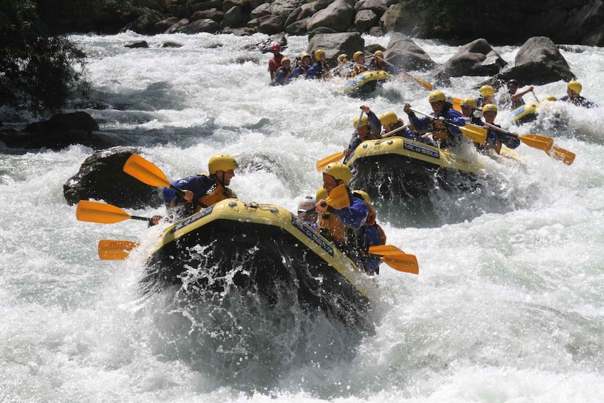Picture 3 for Activity Val di Sole: Rafting for families on First River in Europe