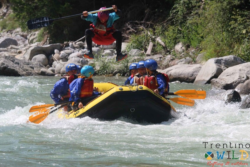 Picture 1 for Activity Val di Sole: Rafting for families on First River in Europe