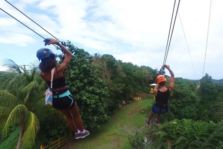 Picture 3 for Activity From San Juan: Zipline Canopy Adventure Tour