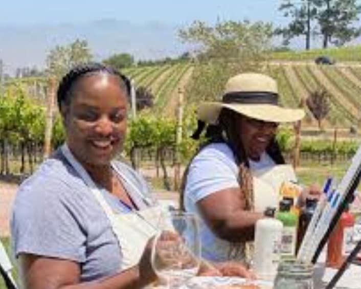 Picture 2 for Activity Stellenbosch: Wine Painting and Tasting Day Trip