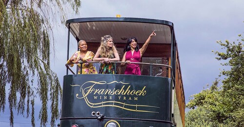 Kapkaupungista: Hop-on Hop-off Franschhoek Wine Tram -raitiovaunu