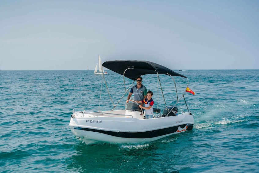 Picture 13 for Activity Malaga: Boat Rental without a License for Dolphin Watching