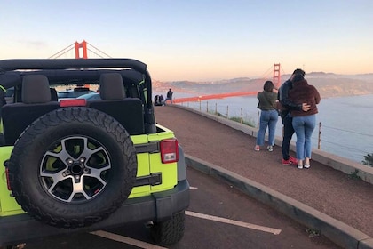 San Francisco: 2 timmars privat jeeptur på natten