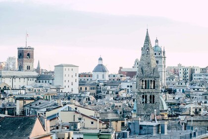 Genova: Tour fotografico di gruppo a piedi con merenda genovese