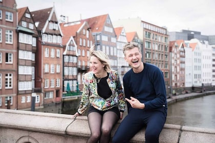 Hamburgo: Sesión de fotos privada para parejas y visita a pie