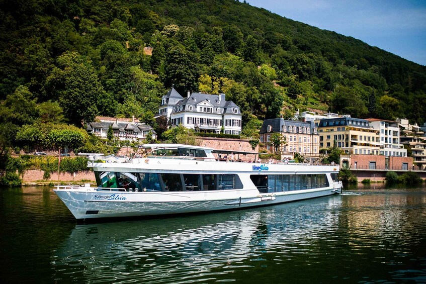 Picture 1 for Activity Heidelberg: Riverboat Tour to Neckarsteinach and drinks incl