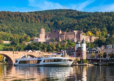 Heidelberg : Excursion en bateau à Neckarsteinach et audioguide