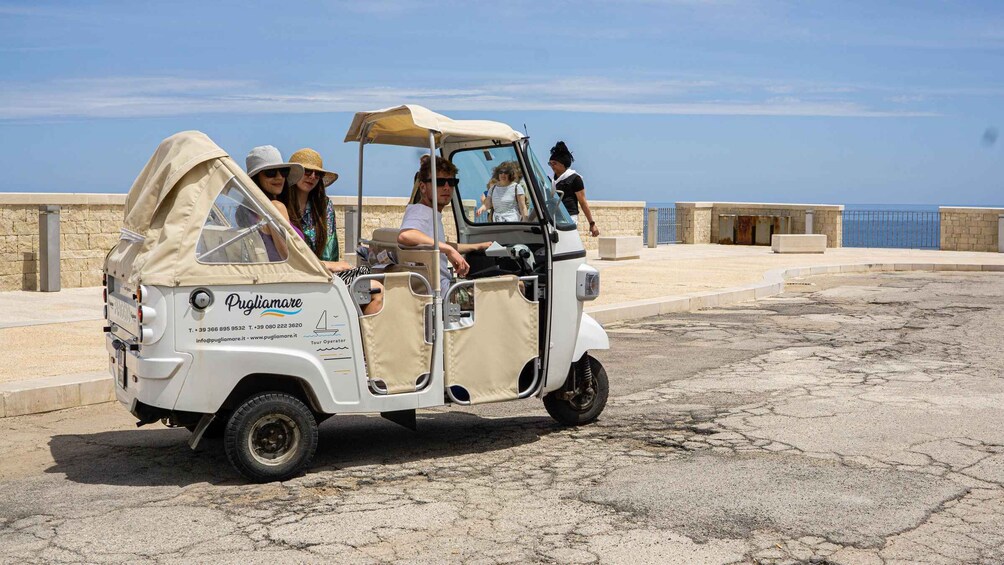 Picture 5 for Activity Polignano a Mare: Tuk-Tuk Tour Along the Coast