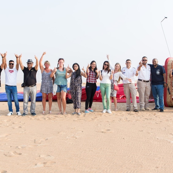 Picture 6 for Activity Dubai: Sunrise Hot Air Balloon Tour with E-Certificate