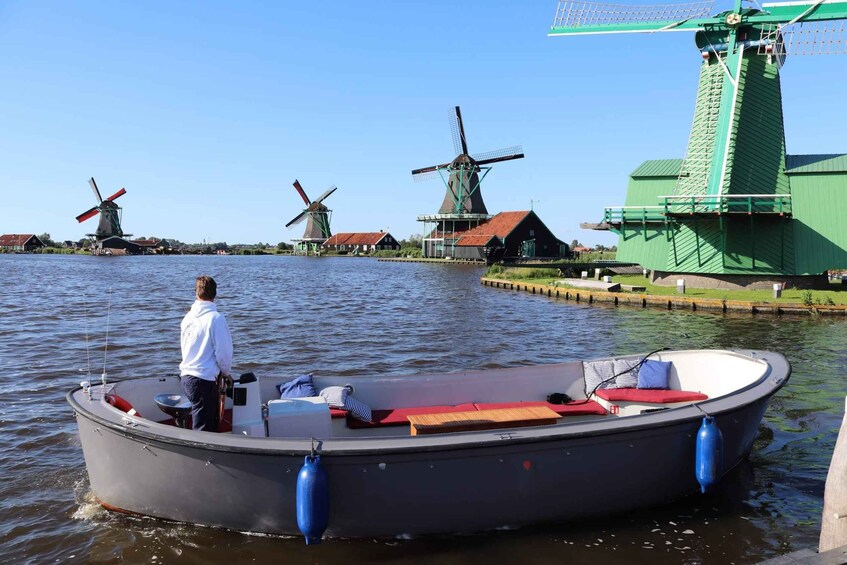 Picture 3 for Activity Zaanse Schans: 4-Hours Boat Rental