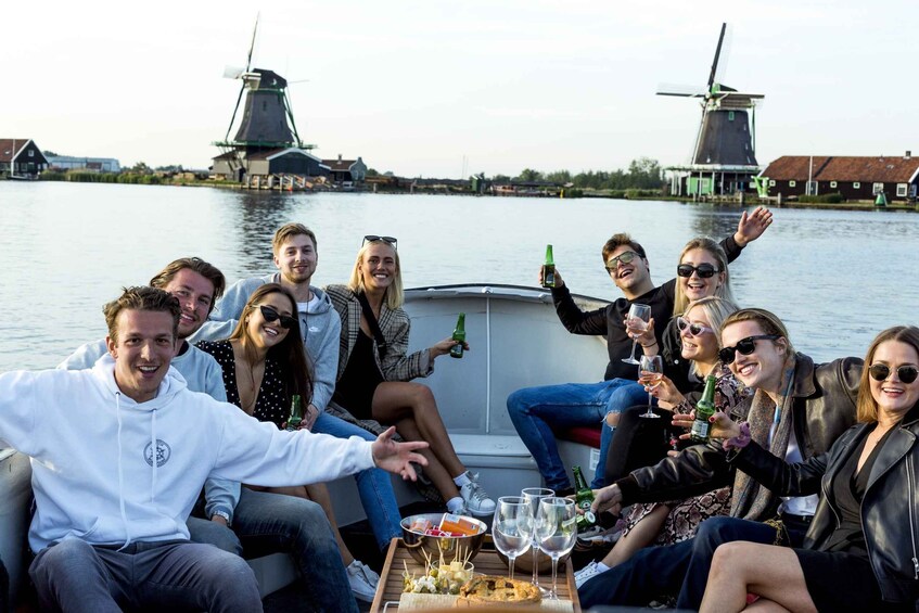 Picture 1 for Activity Zaanse Schans: 4-Hours Boat Rental