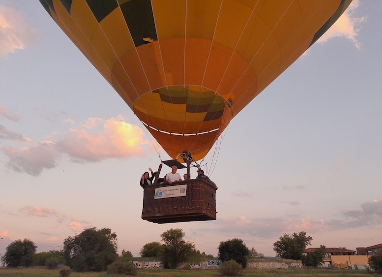 From Madrid: Hot Air Balloon over Toledo with Brunch