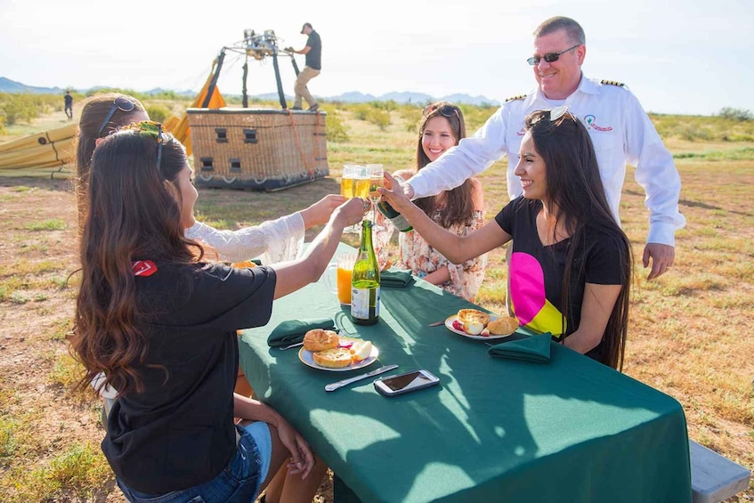Picture 7 for Activity Tucson: Hot Air Balloon Ride with Champagne and Breakfast