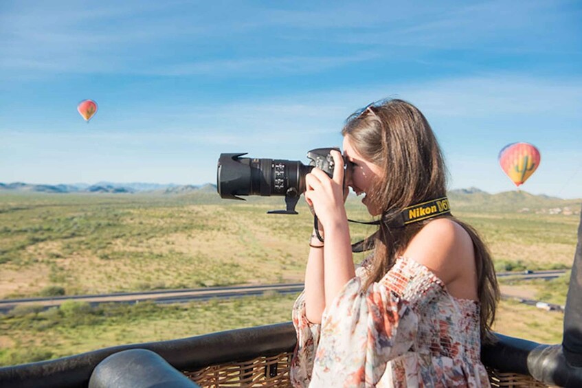 Picture 2 for Activity Tucson: Hot Air Balloon Ride with Champagne and Breakfast