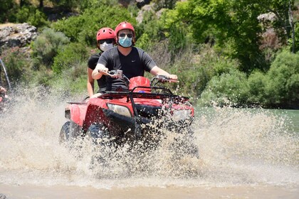 Tour combinato di rafting e quad safari