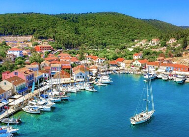 Céphalonie : Visite de l'île en bus avec transfert à l'hôtel