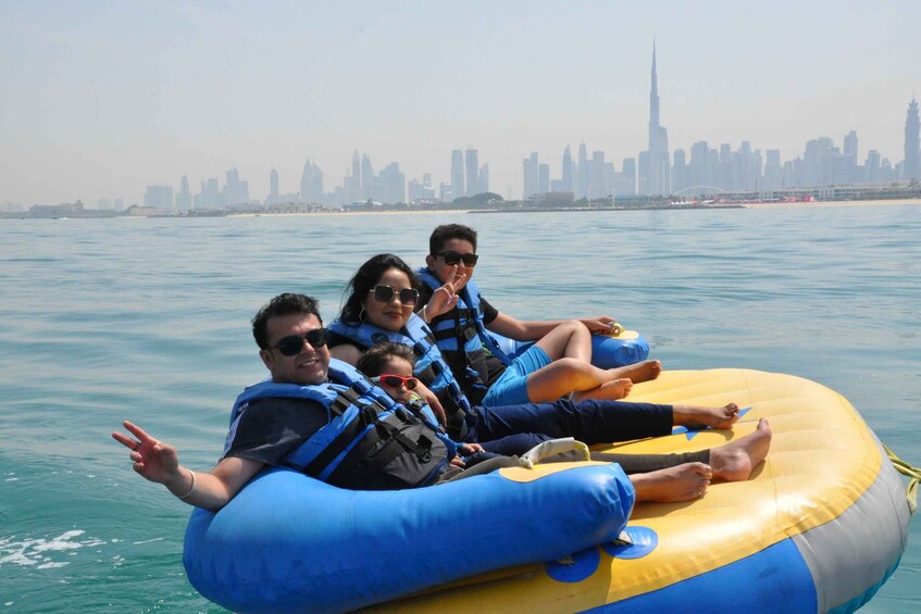 Picture 2 for Activity Dubai: Speedboat Tubing Around Burj Al Arab