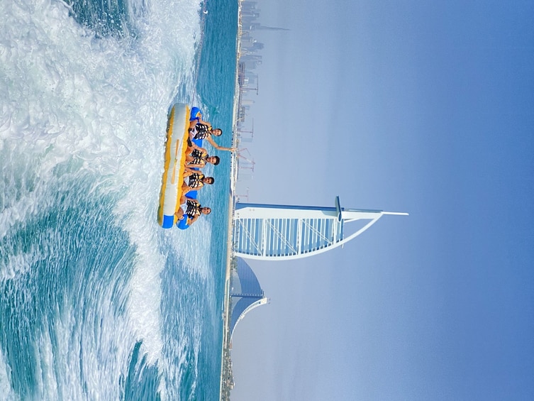 Dubai: Speedboat Tubing Around Burj Al Arab