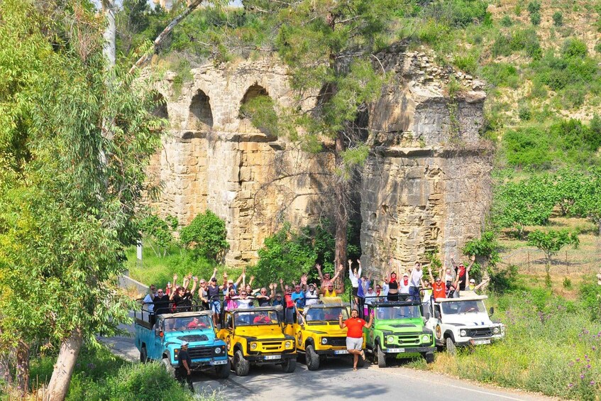 City of Side: Green Canyon Jeep Tour, Boat Trip & Waterfall