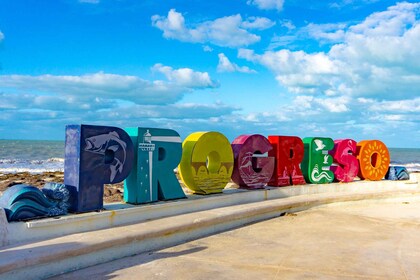 Merida: Progreso and El Corchito Ecological Reserve Tour