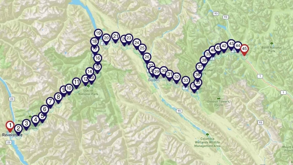 Picture 2 for Activity Between Lake Louise and Revelstoke: Smartphone Audio Tour