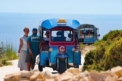 Malta Tur Tuk-Tuk Sehari Penuh dan Makan Siang di Gozo